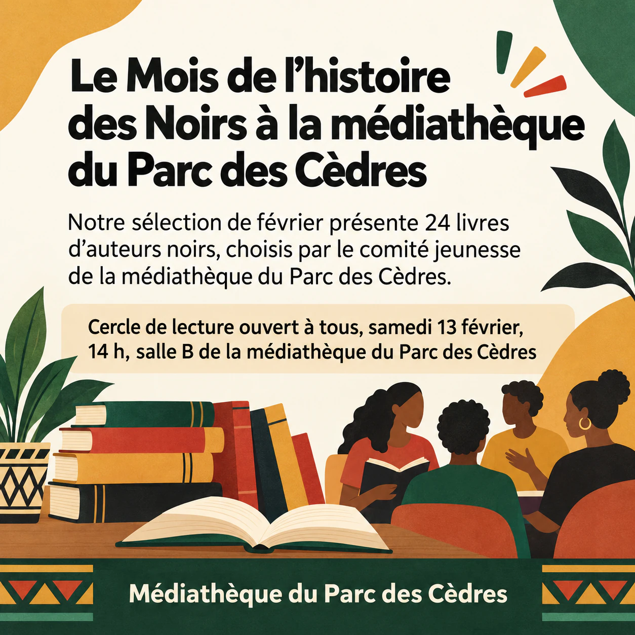 Exemple : Publication pour le Mois de l’histoire des Noirs : votre événement ou vos contenus validés