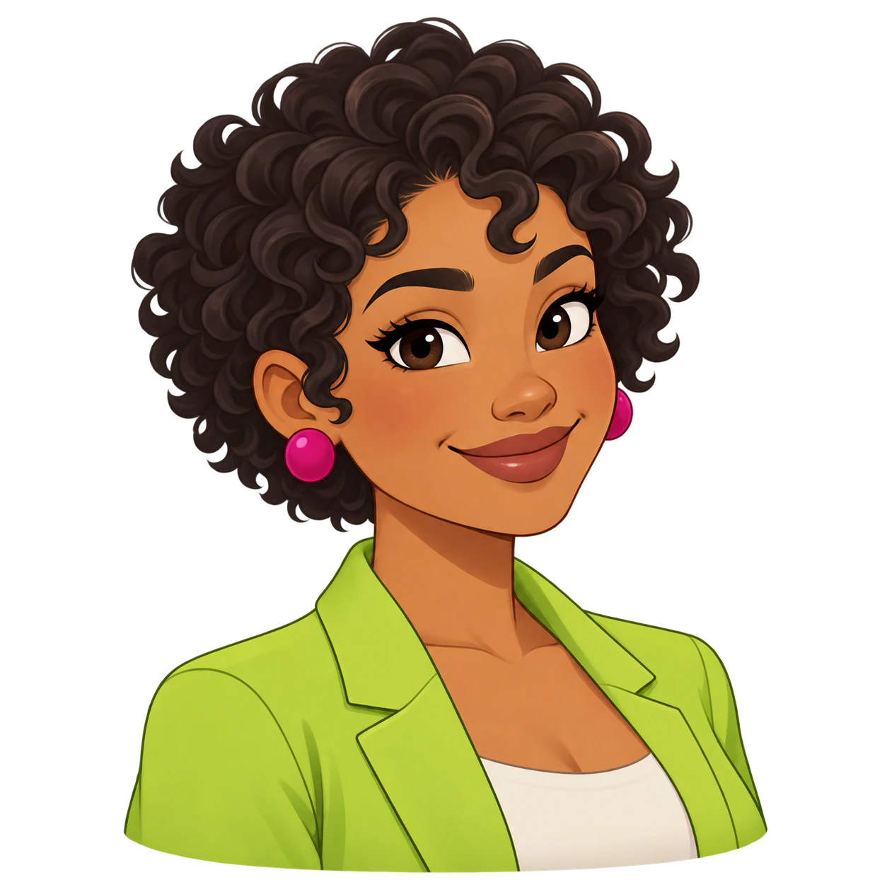 Transparent cartoon profile picture example