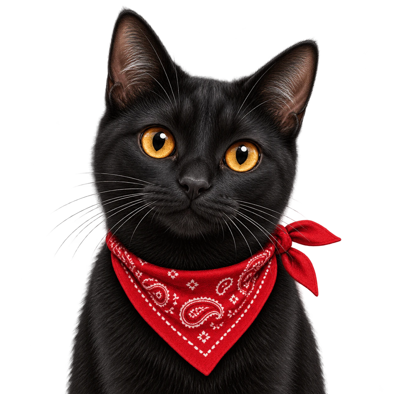 Transparent cat profile picture example