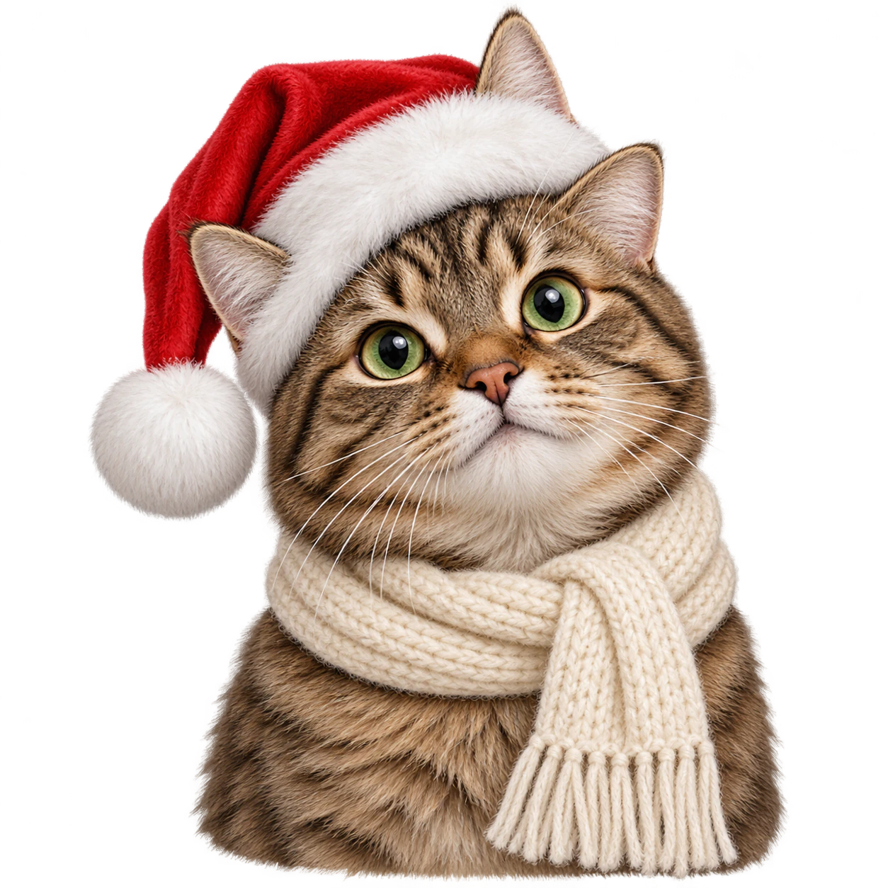 Christmas cat profile picture example