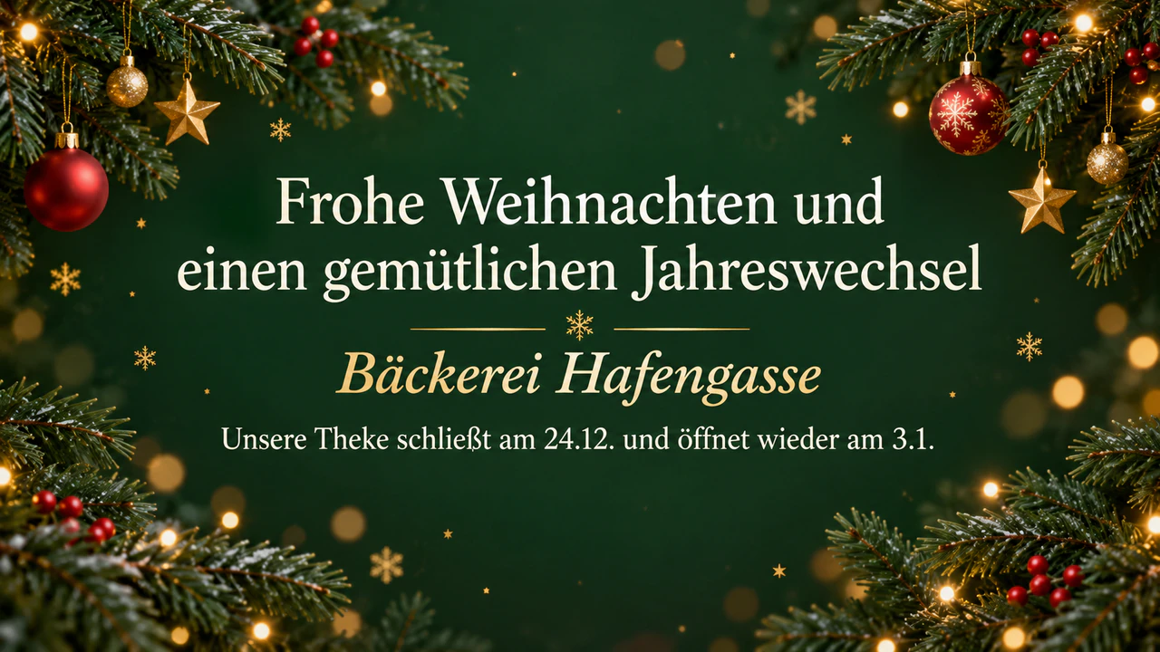 Beispiel: Weihnachtsbanner für die E-Mails deiner Marke