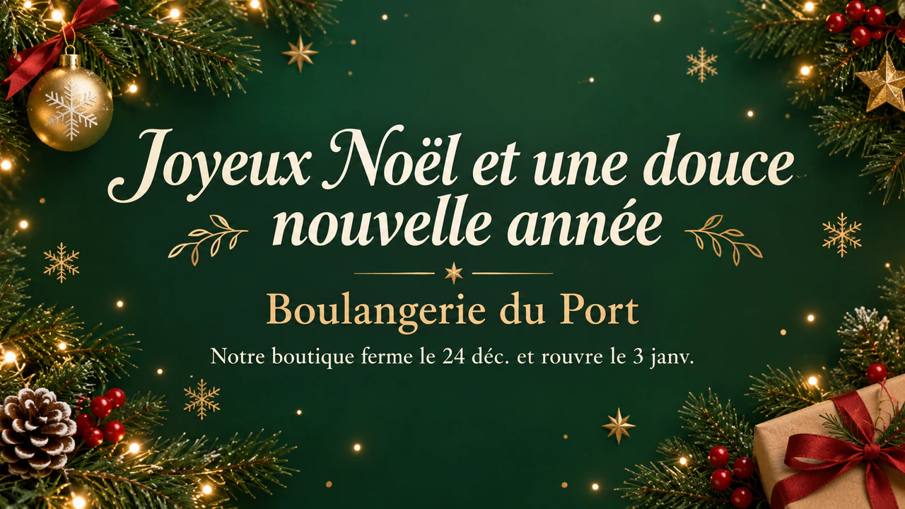 Exemple : Bannière e-mail de Noël pour votre marque