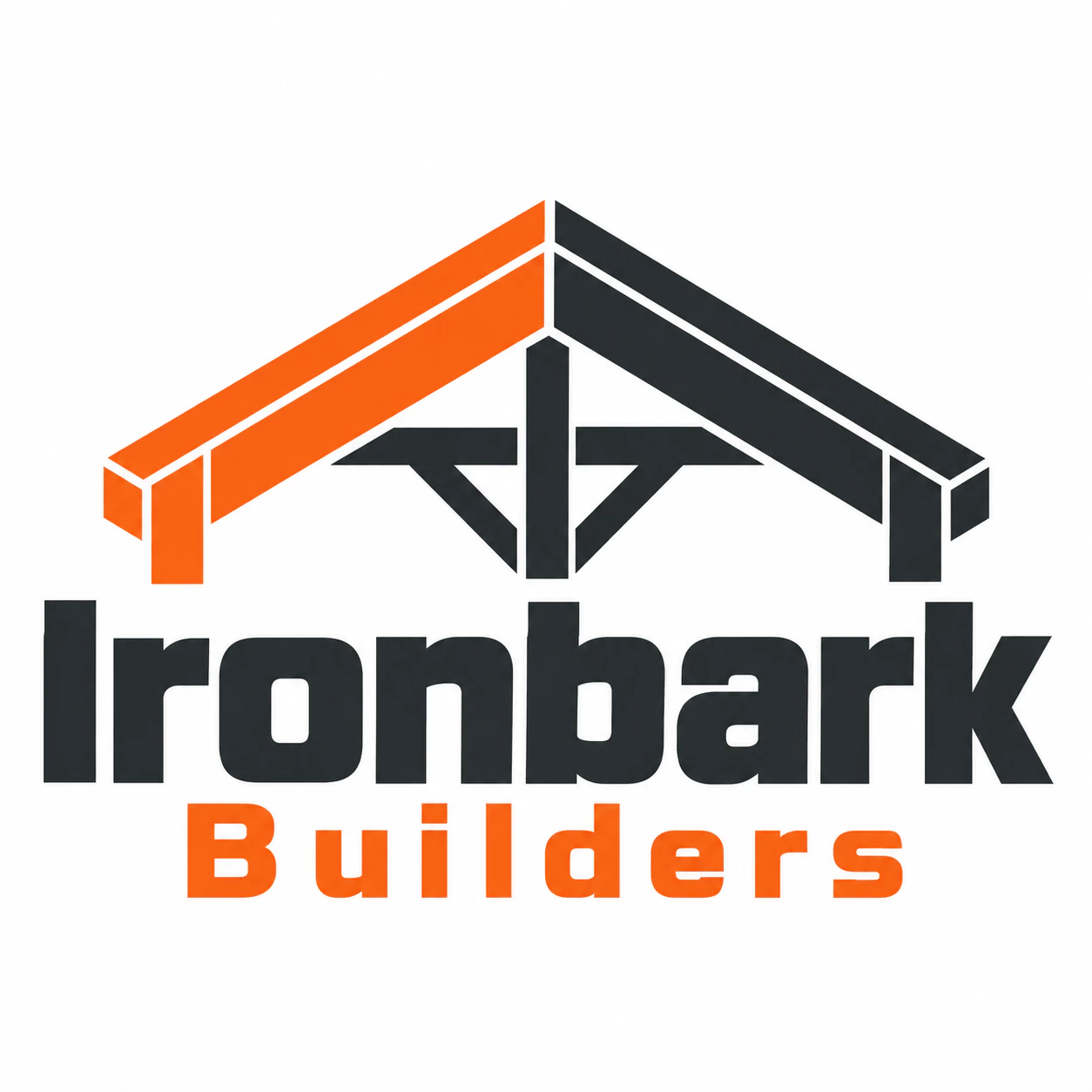 Construction company logo concept example