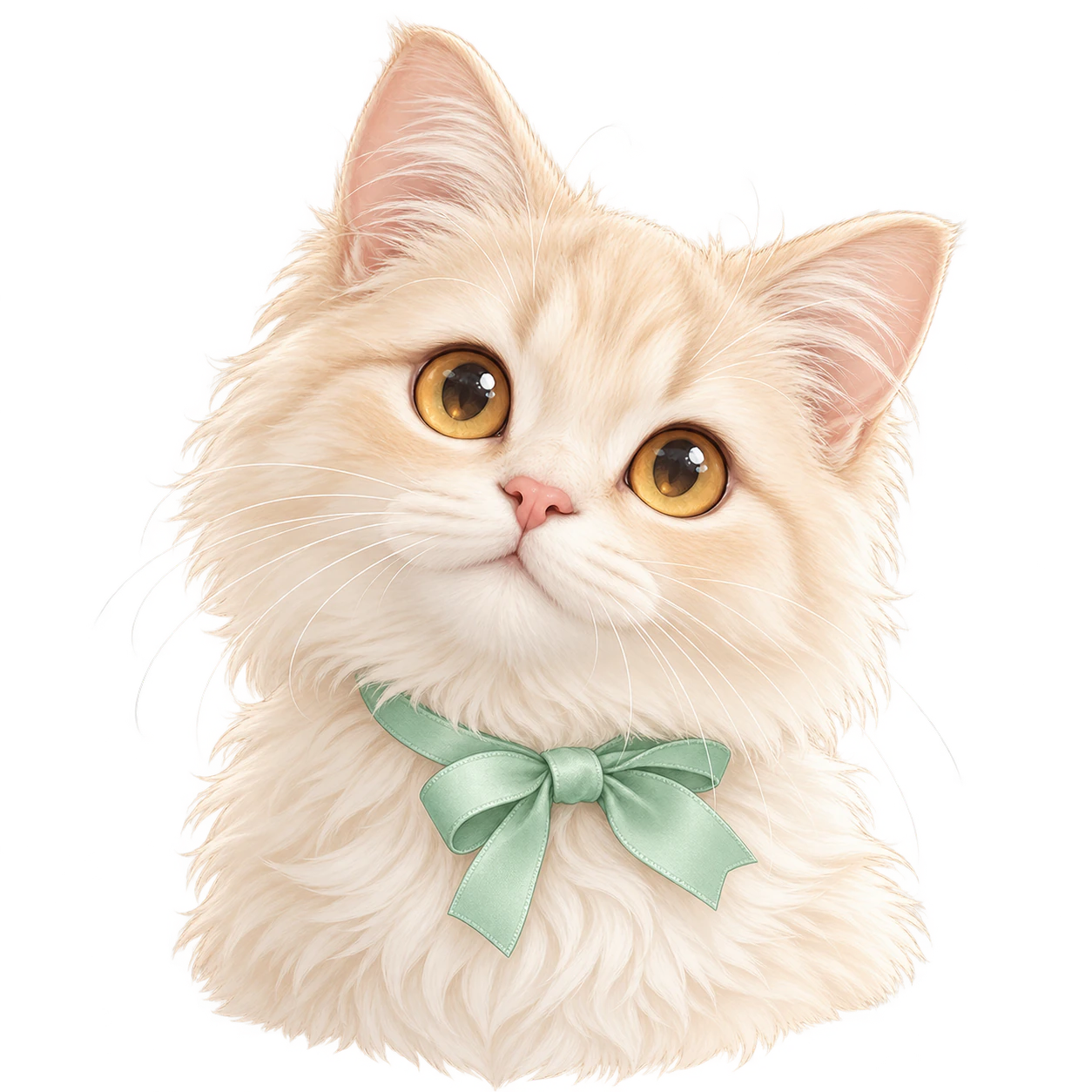 Cute cat profile picture example