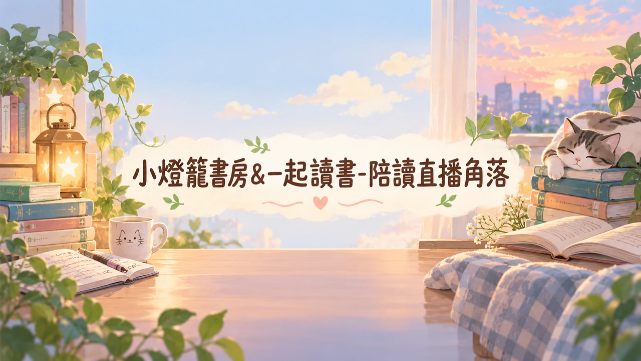 可愛風 YouTube 頻道橫幅：兩段式長頻道名稱，沒有標語或配色