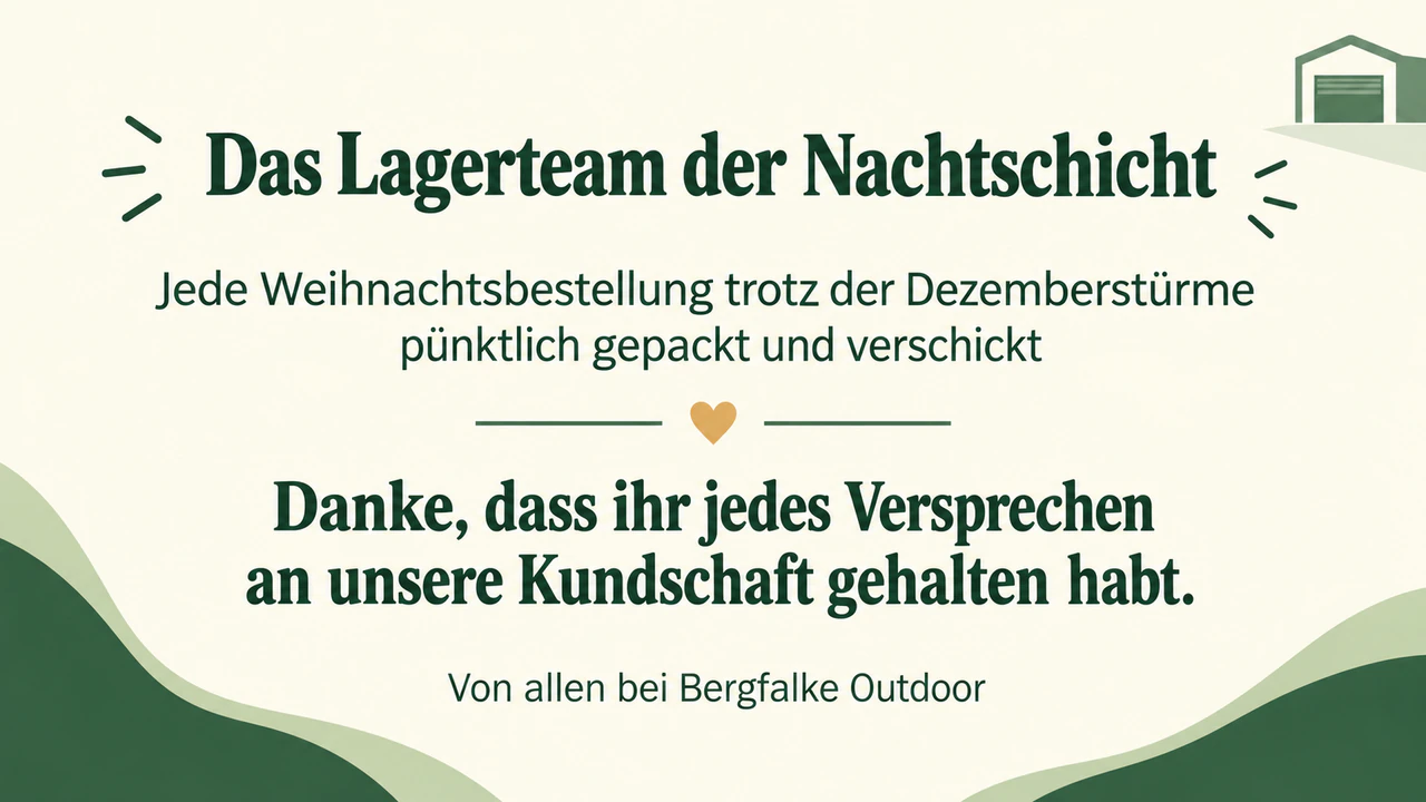 Beispiel: Dankesposter für den konkreten Beitrag eines Teams