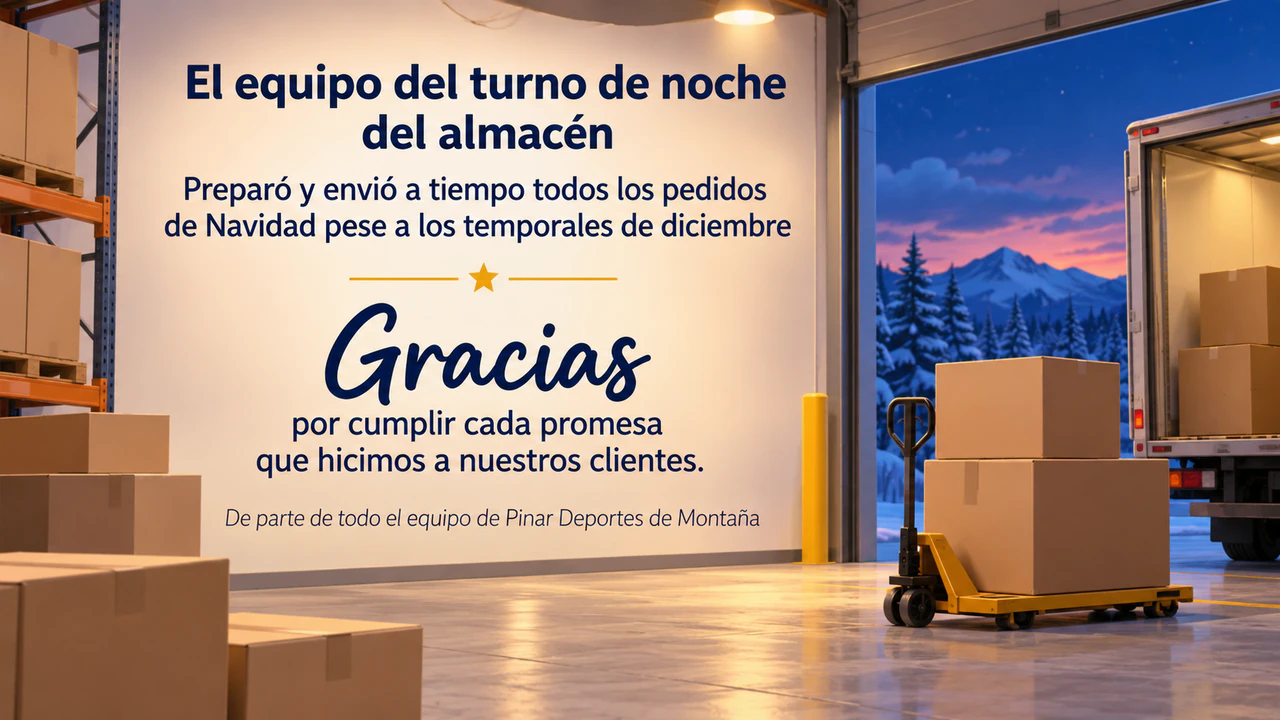 Ejemplo de Cartel de agradecimiento por la aportación del equipo