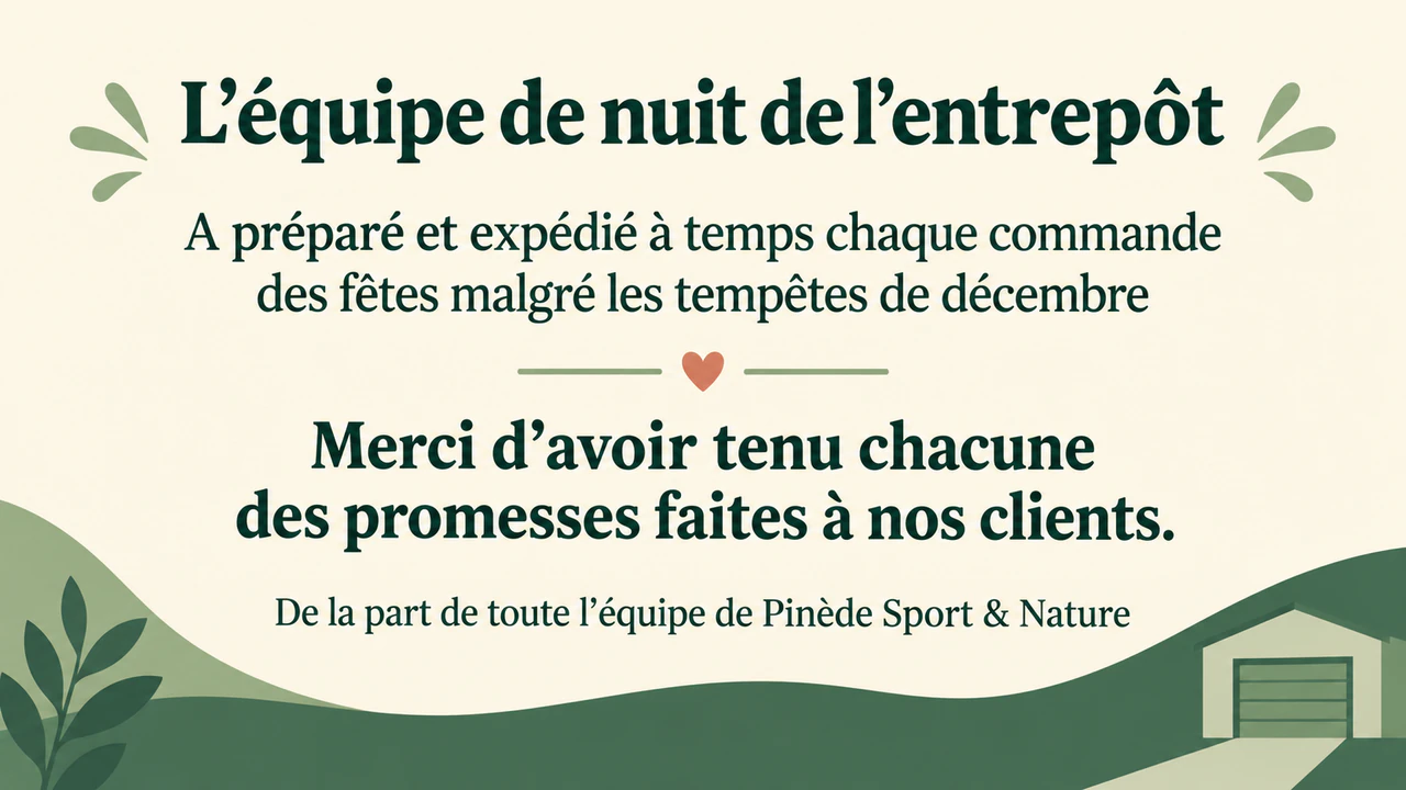 Exemple : Affiche de remerciement pour la contribution d’une équipe