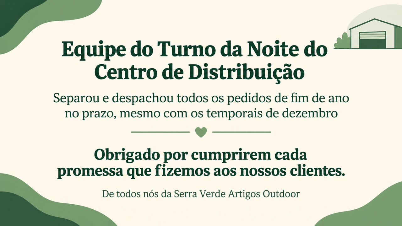 Exemplo de Cartaz de agradecimento pela contribuição da equipe