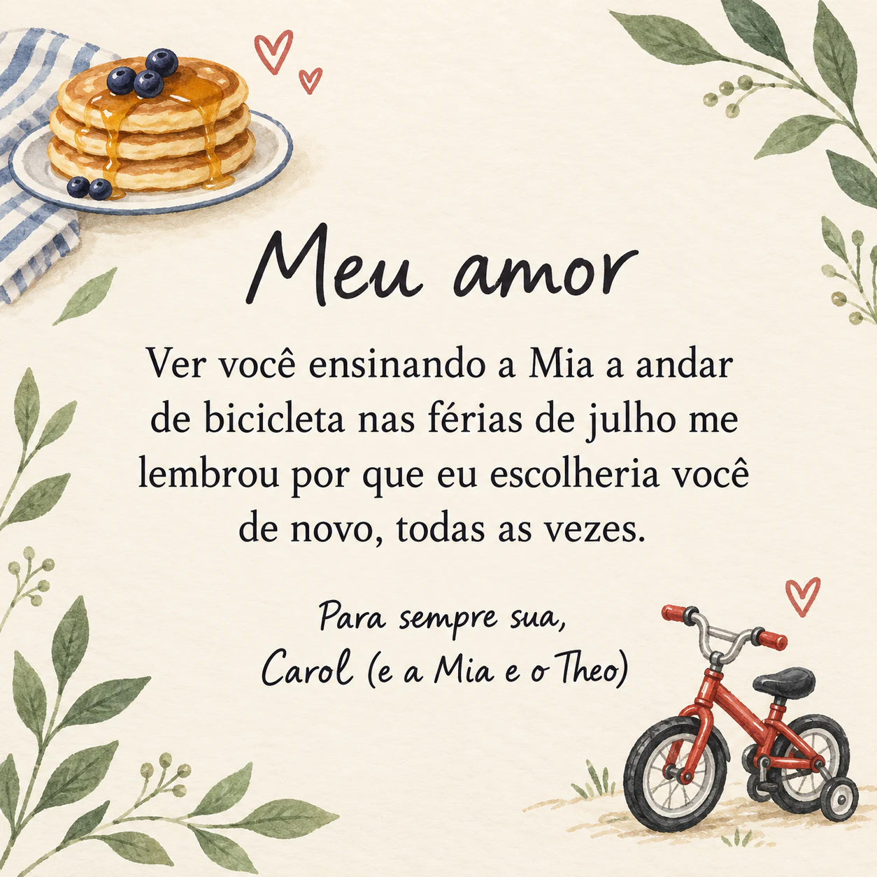 Exemplo de Imagem de Dia dos Pais para o seu companheiro
