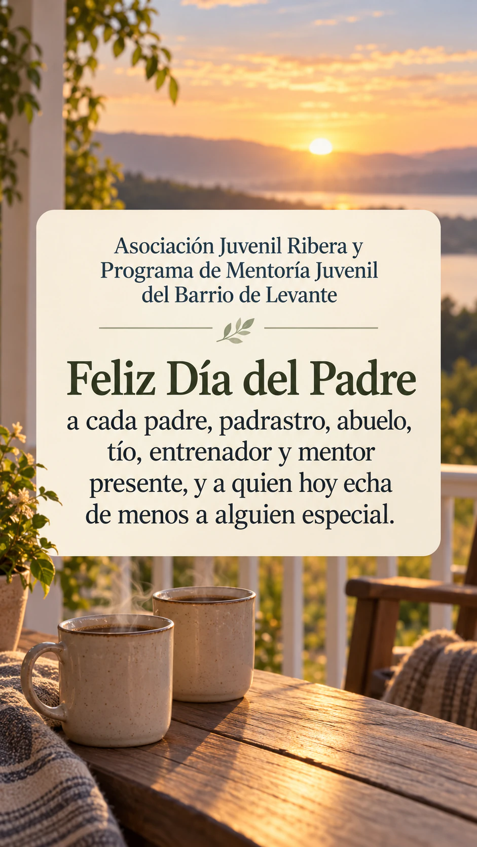Publicación de feliz Día del Padre para el Instagram de tu marca: Felicitación inclusiva y larga de una marca con nombre largo, sin estilo ni producto, en Story