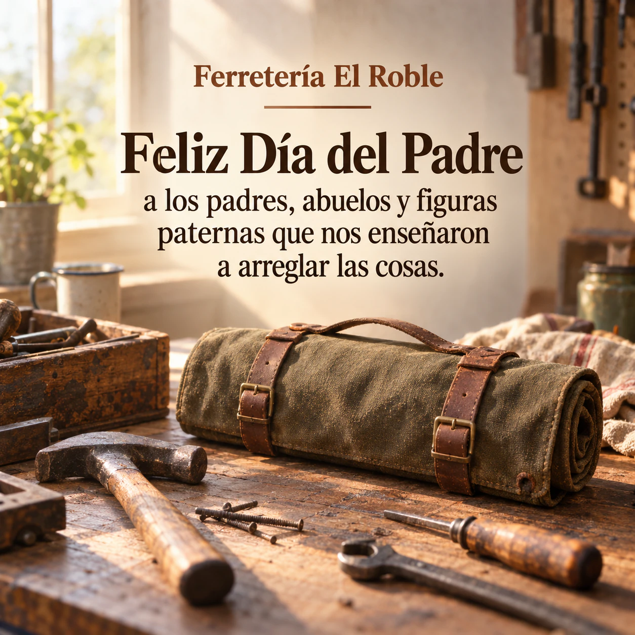 Ejemplo de Publicación de feliz Día del Padre para el Instagram de tu marca