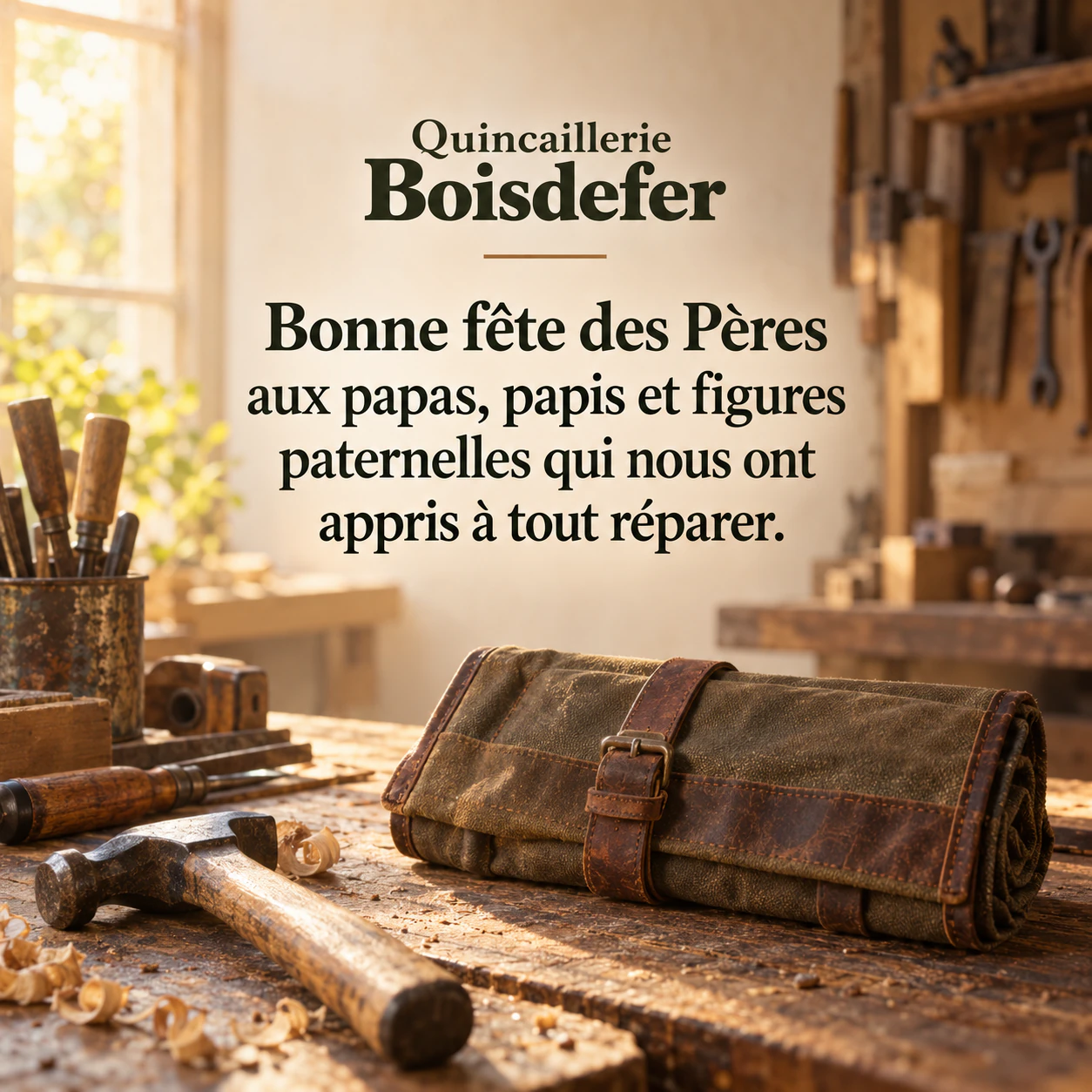 Exemple : Publication Instagram de fête des Pères pour votre marque