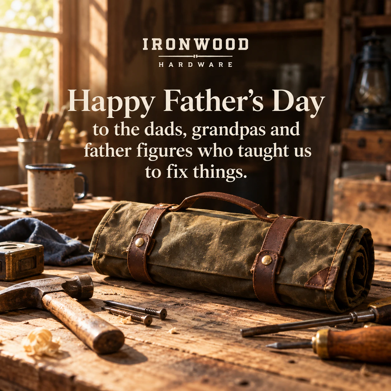 Happy Father's Day post for your brand's Instagram example