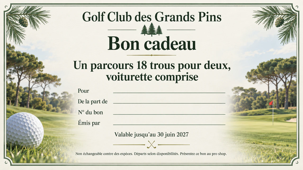 Exemple : Bon cadeau pour un petit commerce