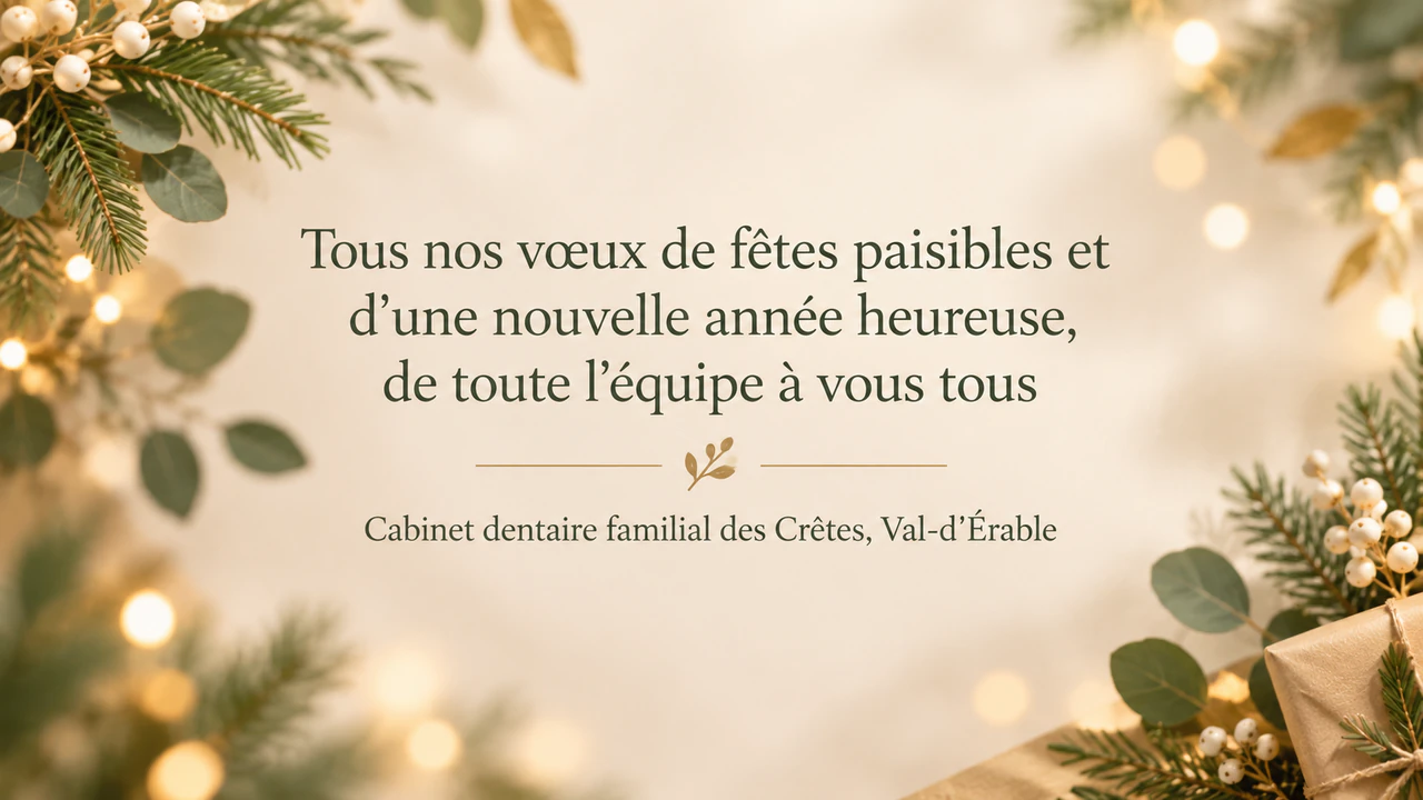 Bannière e-mail pour les fêtes et le Nouvel An : Vœux de fin d’année généraux avec une longue ligne et sans emplacement