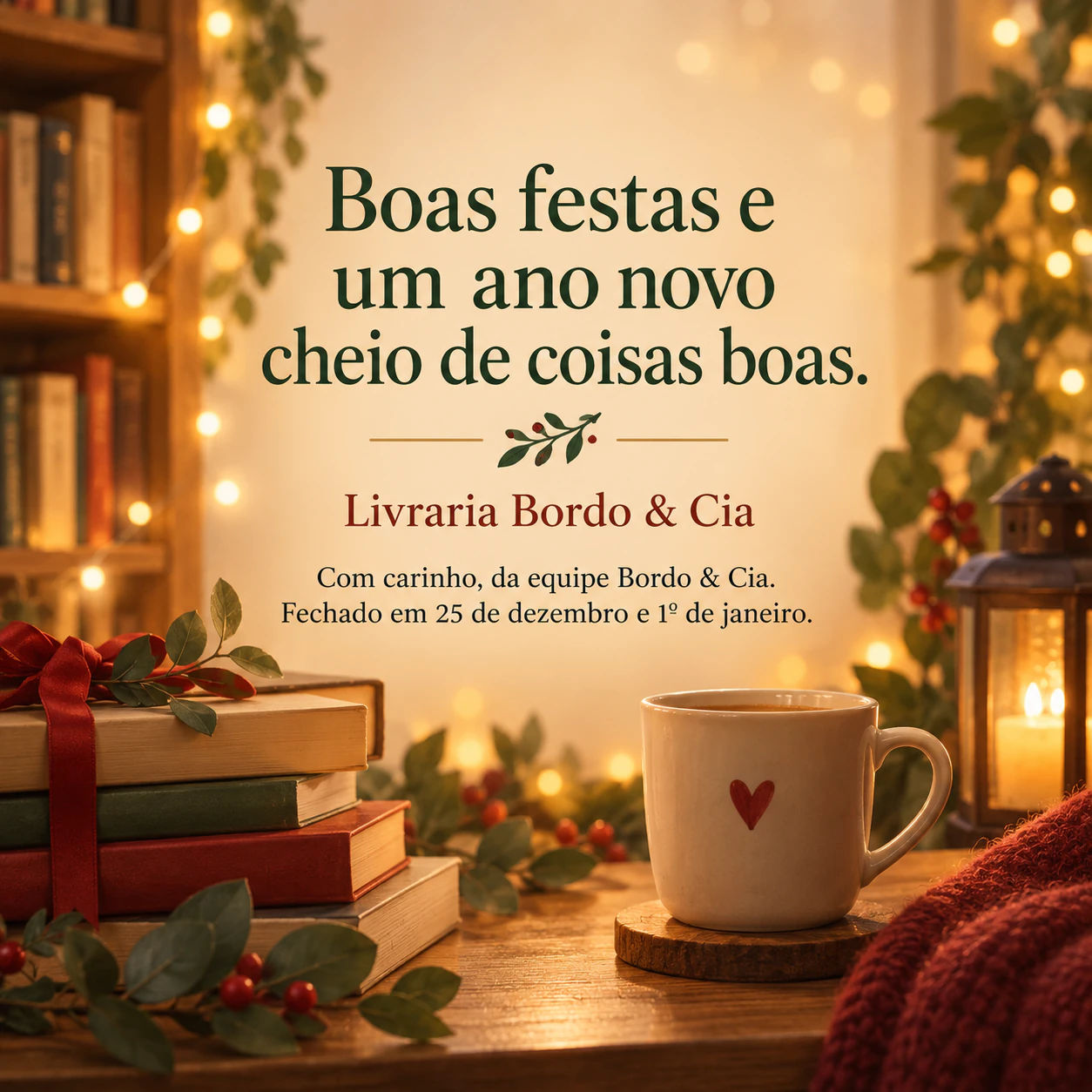 Exemplo de Post de boas festas para a época ou a data que você escolher
