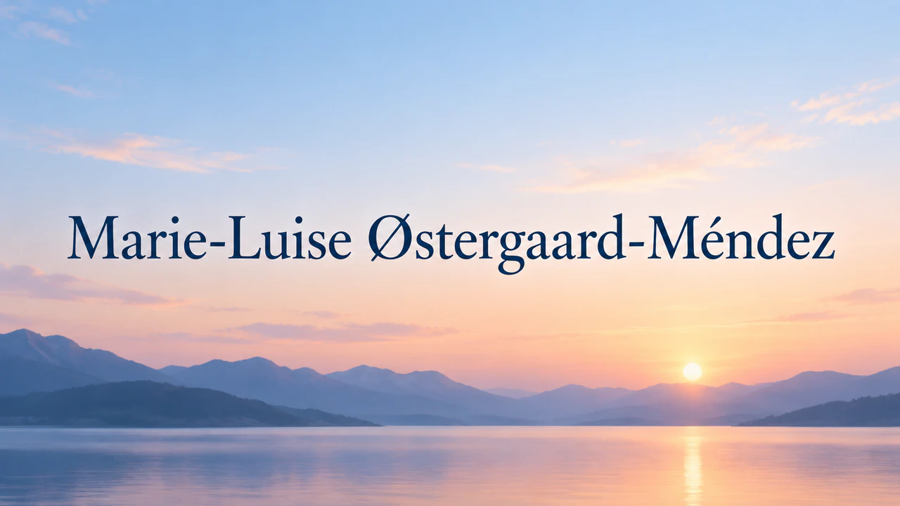 Hintergrundbild mit Namen in exakter Schreibweise: Langer Doppelname mit Akzenten und ohne Stilvorgabe