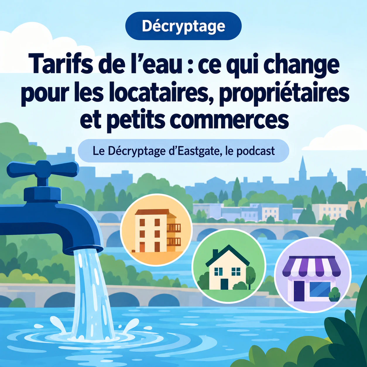 Miniature d’actualité avec votre titre vérifié et un visuel d’illustration : Long titre de décryptage avec rubrique et sans style, au format carré