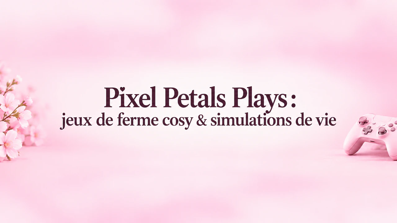 Bannière de chaîne YouTube rose : Rose très pâle, sans texture, long nom de chaîne gaming