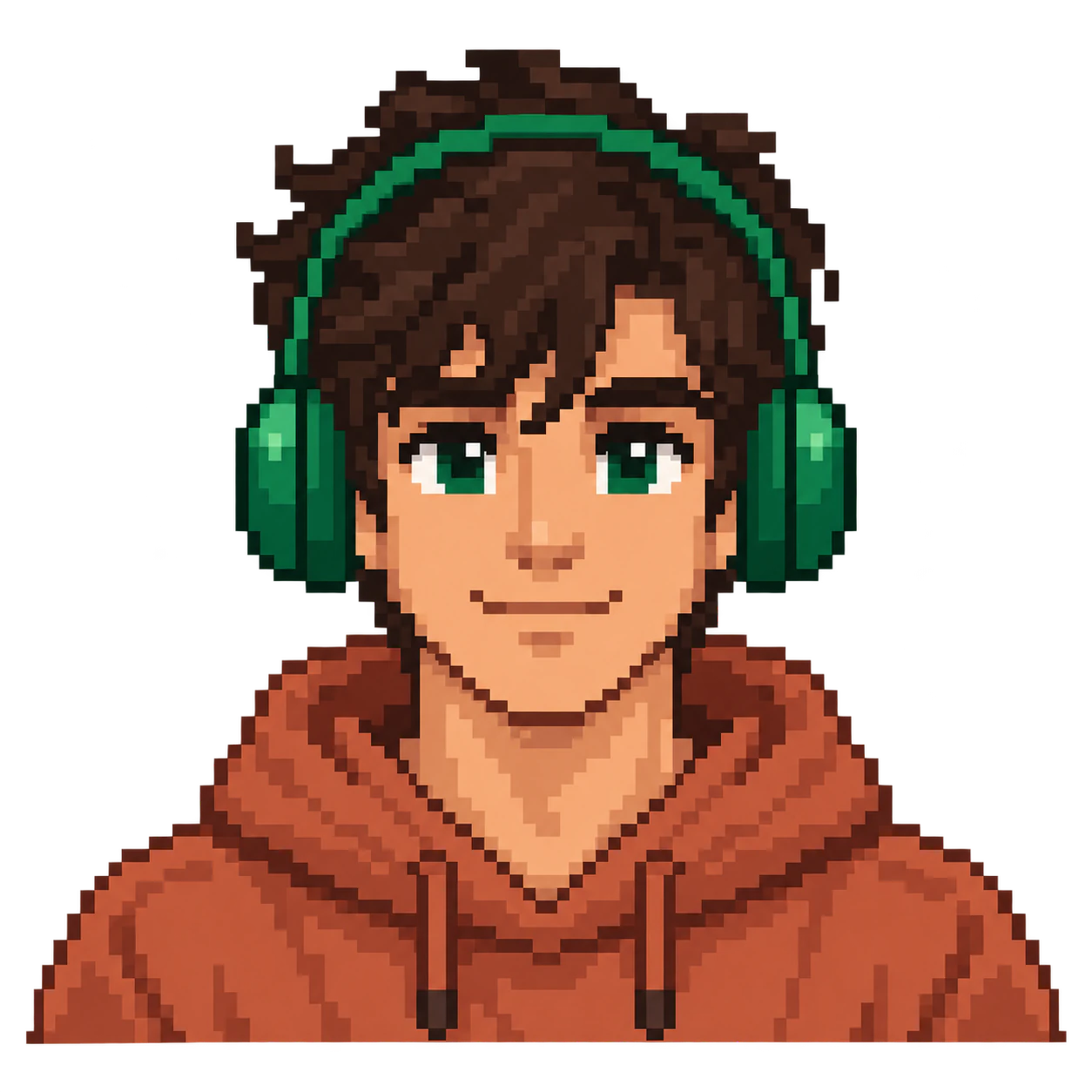 Transparent pixel-style avatar example