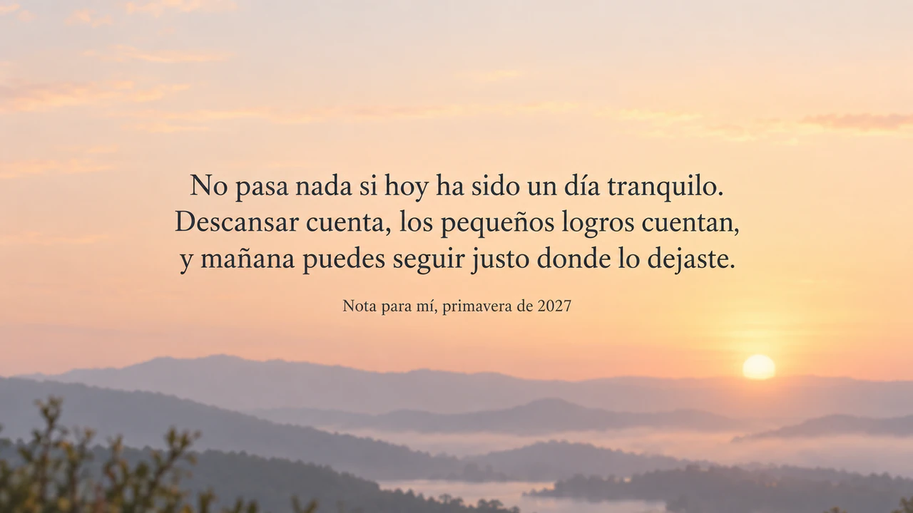Fondo de pantalla con tu frase escrita tal cual: Frase de tres oraciones con puntuación para el ordenador
