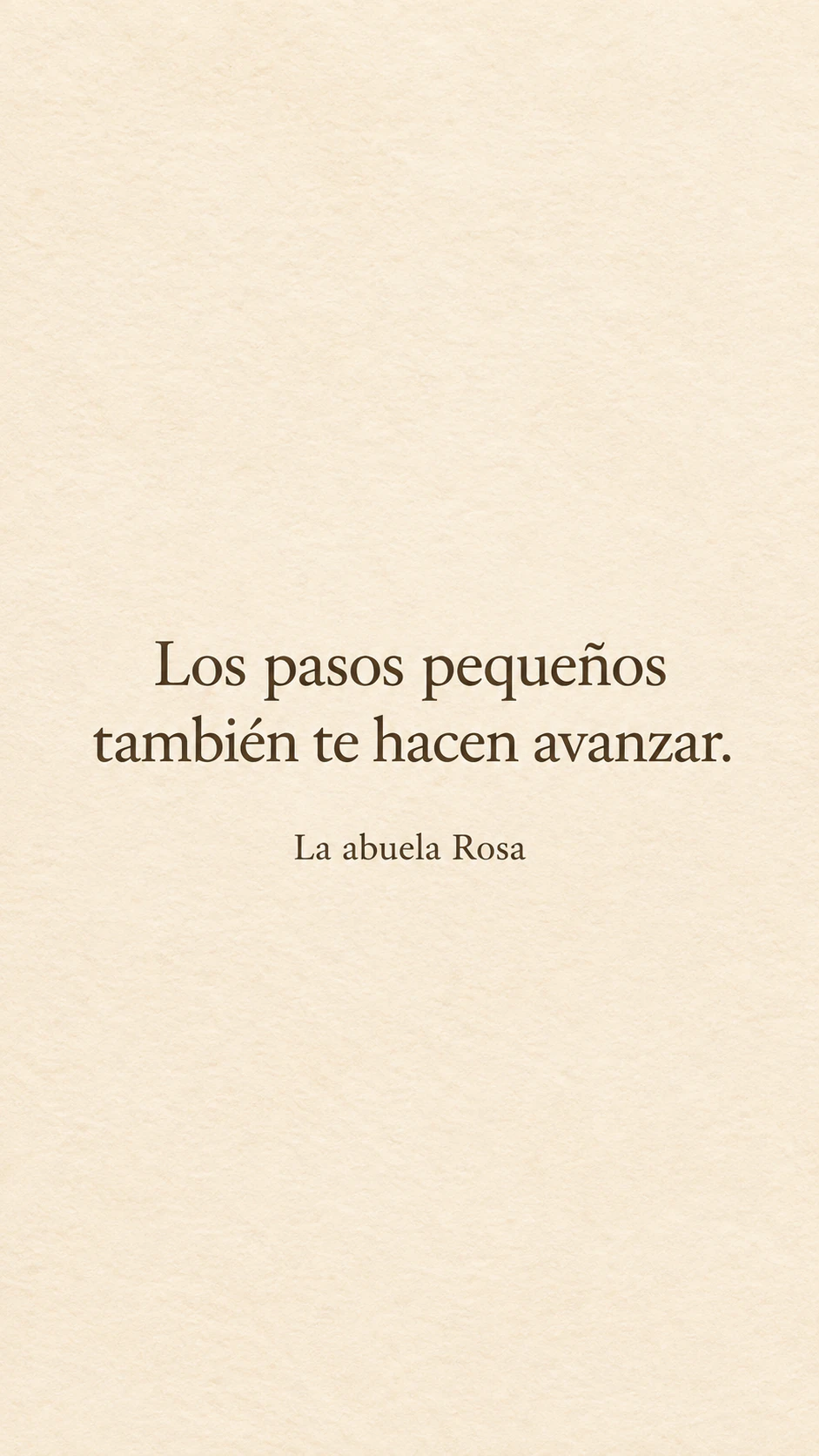 Ejemplo de Fondo de pantalla con tu frase escrita tal cual