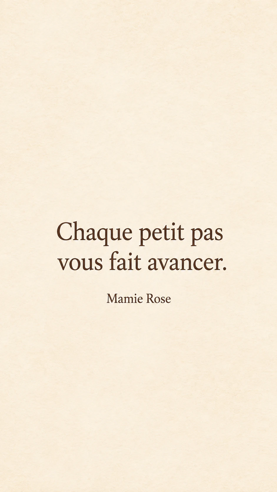Exemple : Fond d’écran avec votre citation, mot pour mot