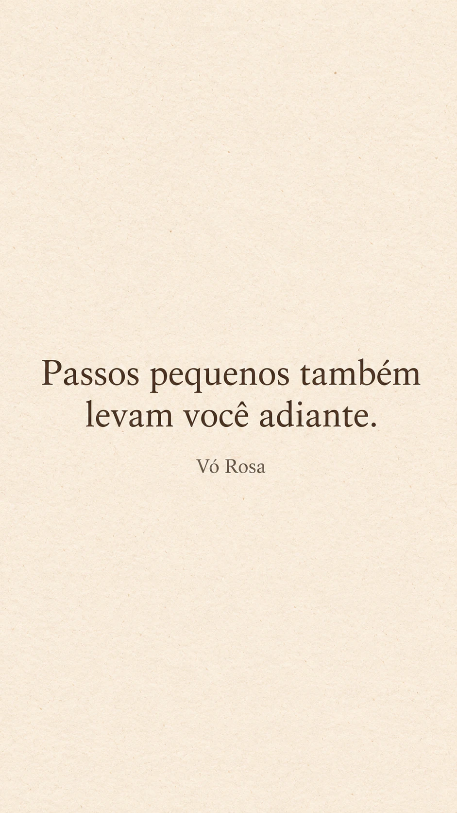 Exemplo de Papel de parede com frase, com as suas palavras exatamente como escritas
