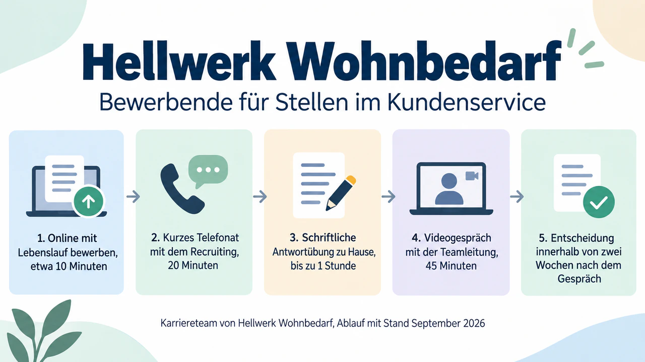 Beispiel: Infografik zum Bewerbungsprozess für Kandidierende