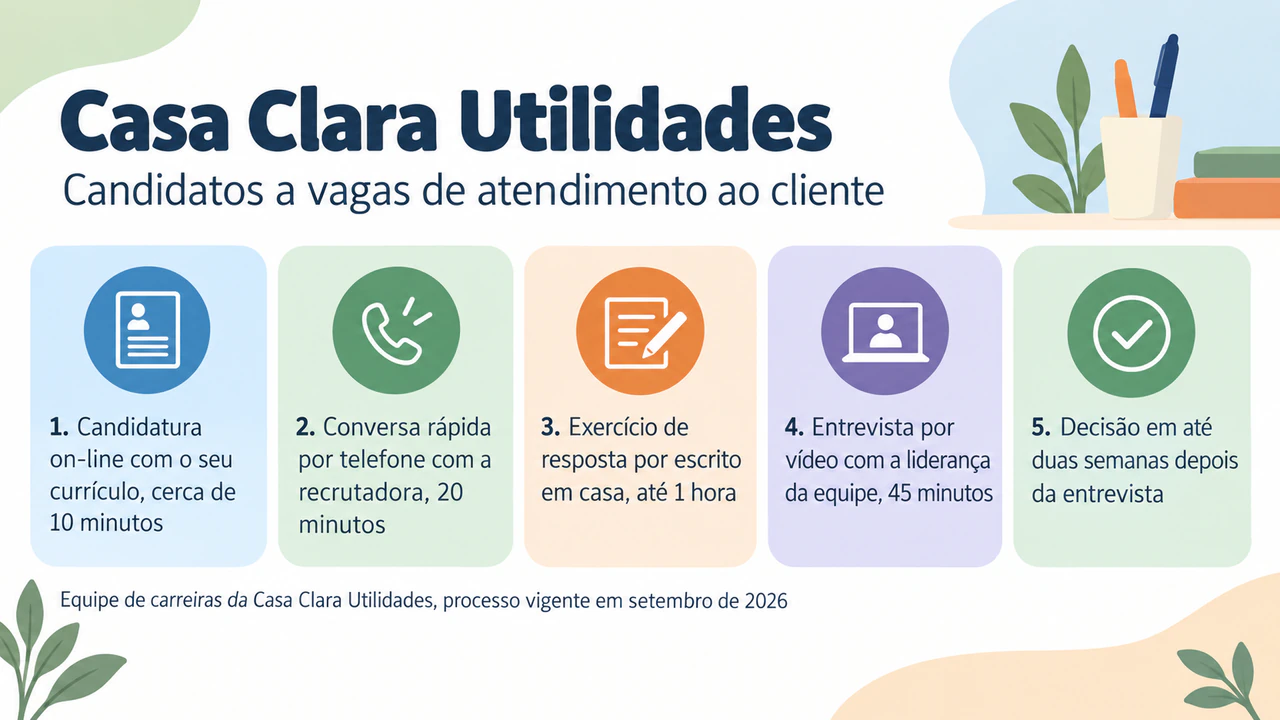 Exemplo de Infográfico do processo de recrutamento para candidatos