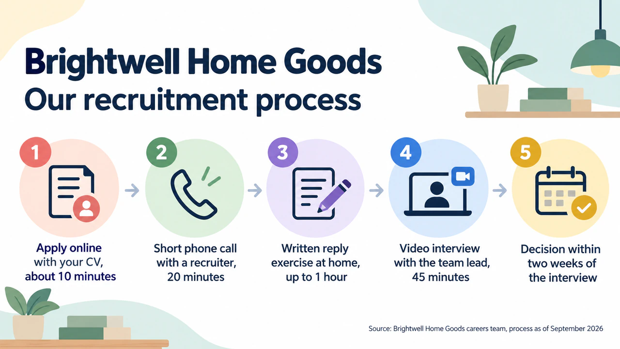 Recruitment process infographic for candidates example