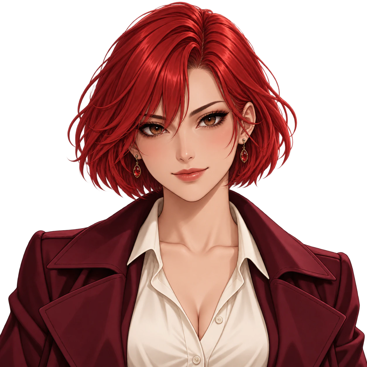 Red anime profile picture example