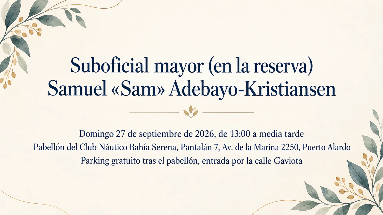 Invitación para fiesta de jubilación: Lugar e indicaciones de aparcamiento largos, rango militar, sin confirmación ni estilo, formato horizontal