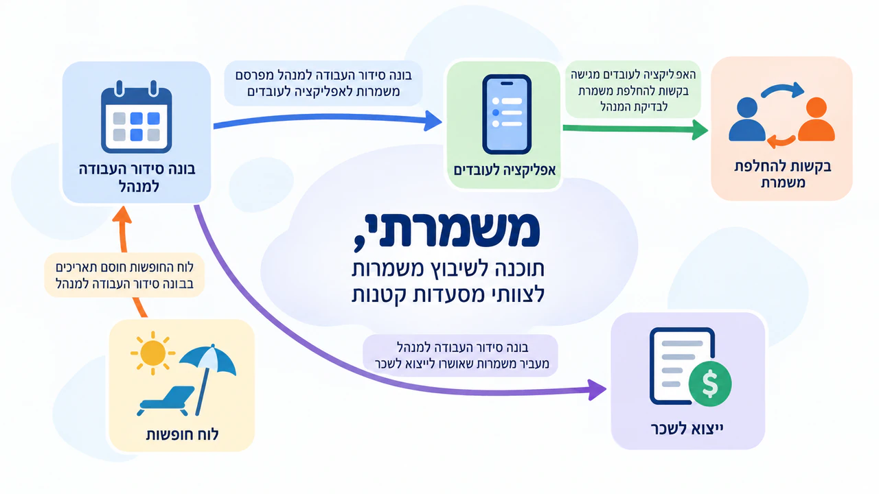 דוגמה: אינפוגרפיקה שמסבירה את הקונספט של מוצר SaaS