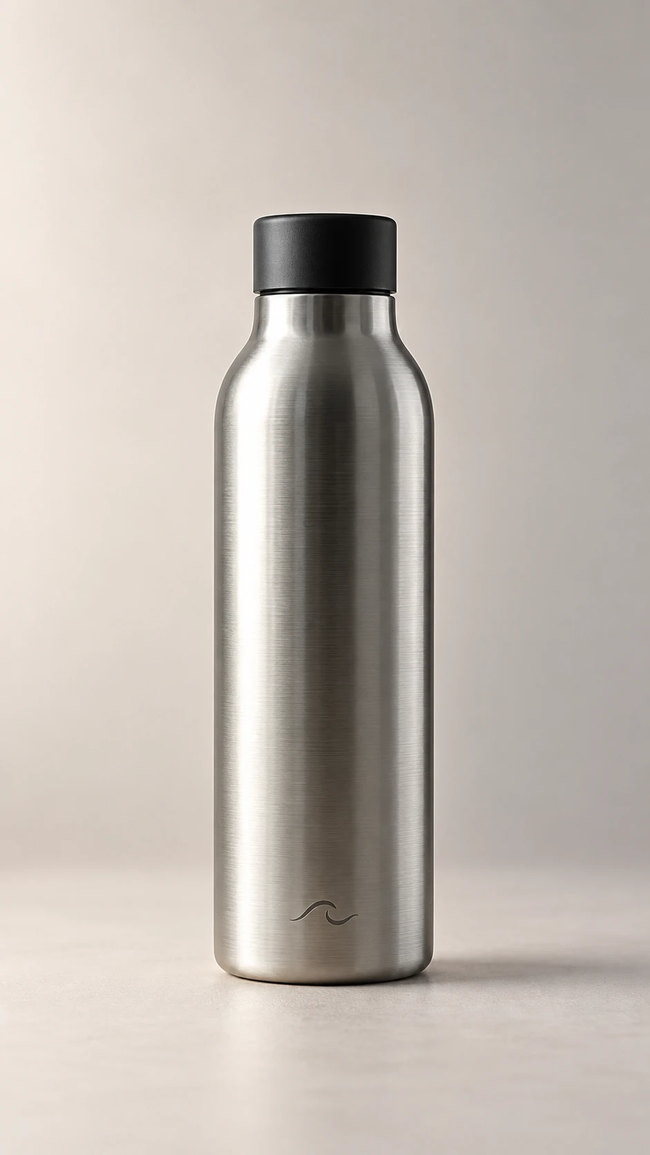 Soft-light product photo: Reflective product, background left to the template