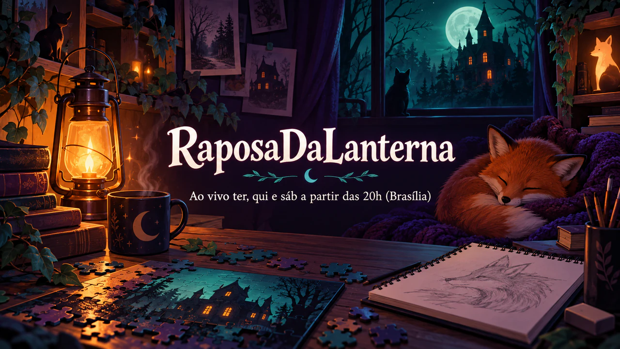 Exemplo de Banner de canal da Twitch ou tela offline