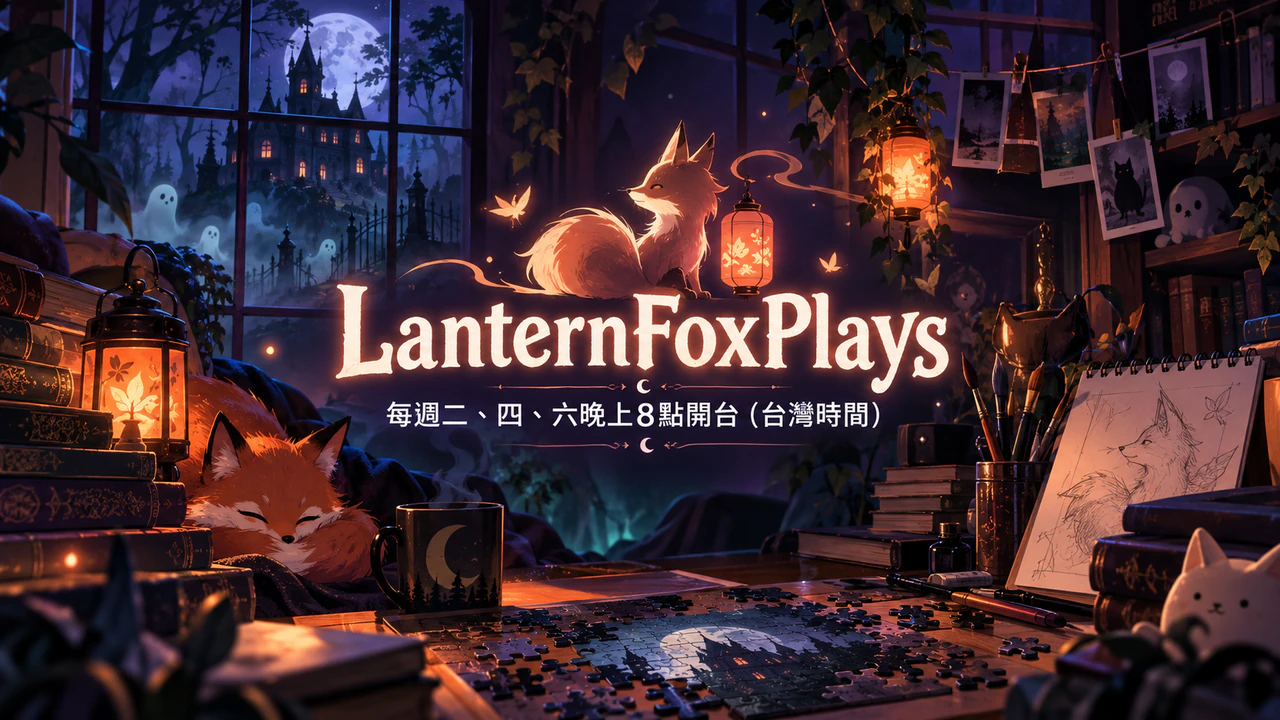 Twitch 頻道橫幅或離線畫面範例