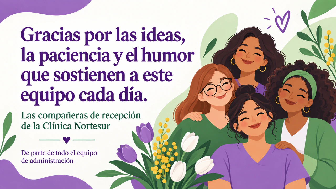 Ejemplo de Tarjeta del Día de la Mujer para dar las gracias
