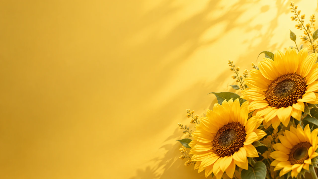 Yellow wallpaper for a desktop or phone example