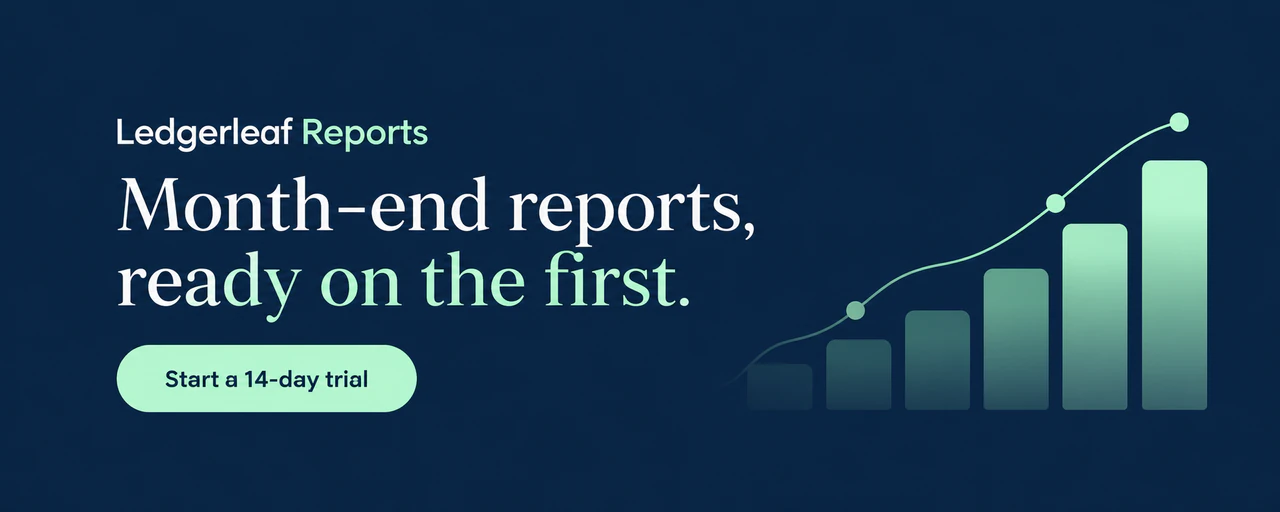 Web hero for a reporting dashboard launch