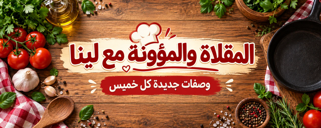 غلاف قناة طبخ اقتصادي أسبوعية